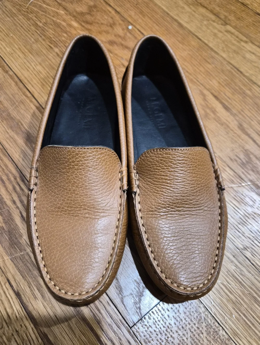 M.Gemi The Felize Driving Loafers Cappuccino Leather EU 36 Women’s Made In Italy